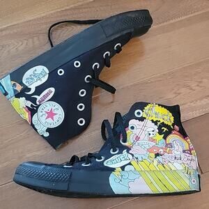 Converse‎ Chuck Taylor All Star Rare Comics Print High Top Sneaker Shoes 4/ W 6